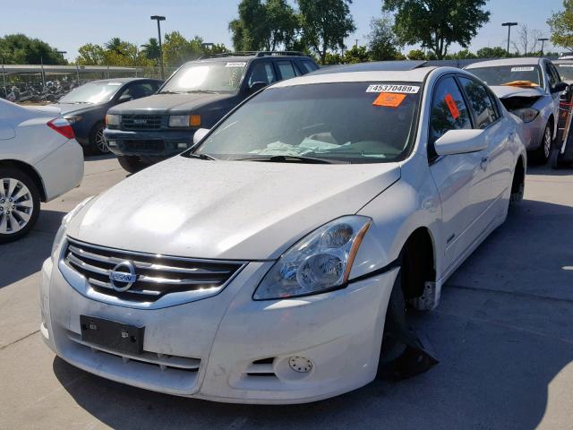 1N4CL2AP7AC106589 - 2010 NISSAN ALTIMA HYB WHITE photo 2