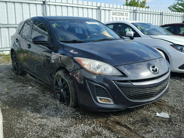 JM1BL1H51A1130306 - 2010 MAZDA 3 S BLACK photo 1