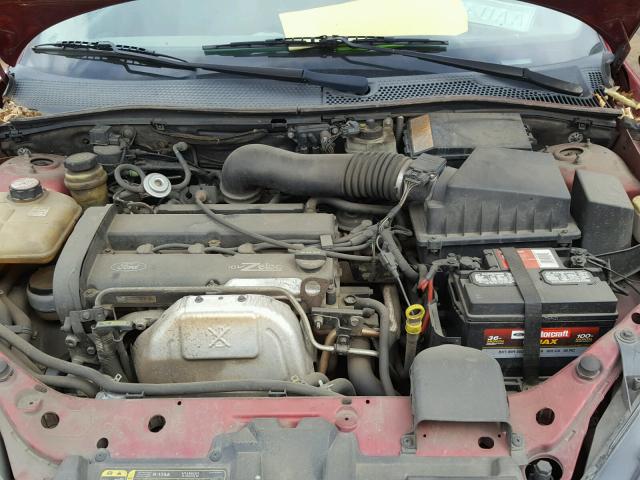 3FAFP37303R174393 - 2003 FORD FOCUS ZX5 RED photo 7