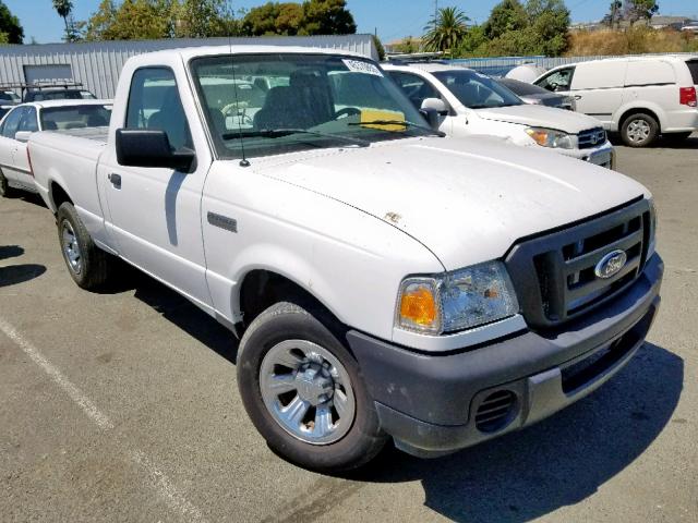 1FTYR10D19PA42781 - 2009 FORD RANGER WHITE photo 1