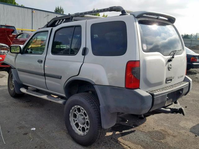 5N1ED28T24C630395 - 2004 NISSAN XTERRA XE SILVER photo 3