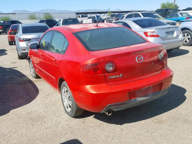 JM1BK12FX61508635 - 2006 MAZDA 3 I RED photo 3