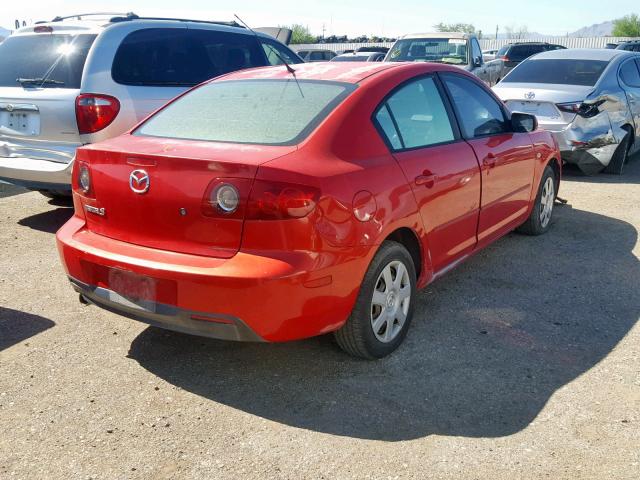 JM1BK12FX61508635 - 2006 MAZDA 3 I RED photo 4