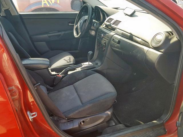 JM1BK12FX61508635 - 2006 MAZDA 3 I RED photo 5