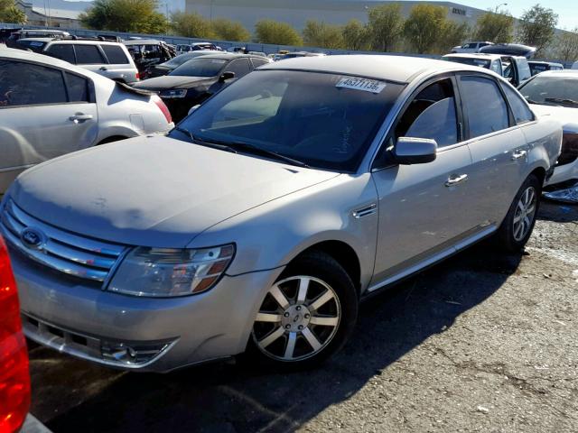 1FAHP24W58G178391 - 2008 FORD TAURUS SEL SILVER photo 2