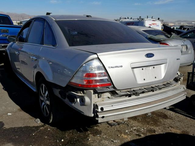 1FAHP24W58G178391 - 2008 FORD TAURUS SEL SILVER photo 3