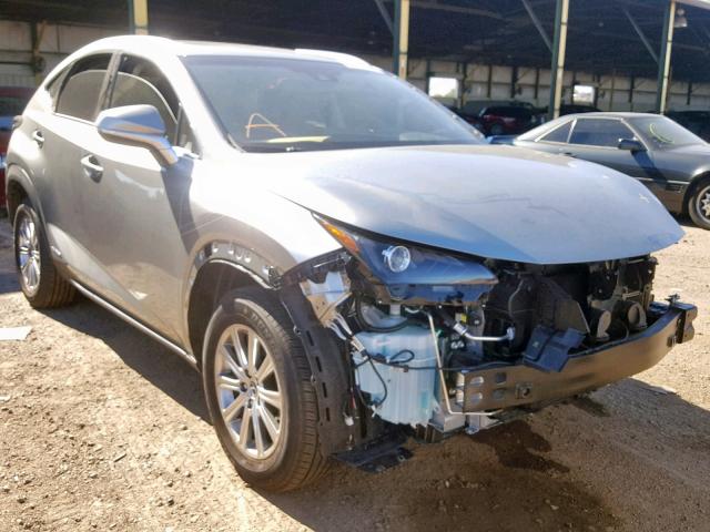 JTJBJRBZXK2105977 - 2019 LEXUS NX 300H SILVER photo 1