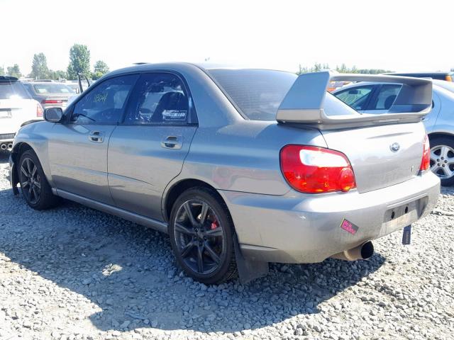 JF1GD79626G515381 - 2006 SUBARU IMPREZA WR GRAY photo 3