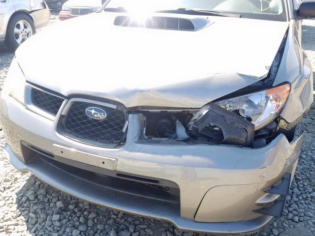 JF1GD79626G515381 - 2006 SUBARU IMPREZA WR GRAY photo 9