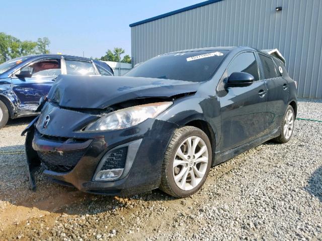 JM1BL1K53B1484905 - 2011 MAZDA 3 S BLACK photo 2