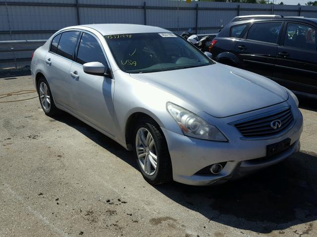 JN1CV6AR3BM401197 - 2011 INFINITI G37 SILVER photo 1