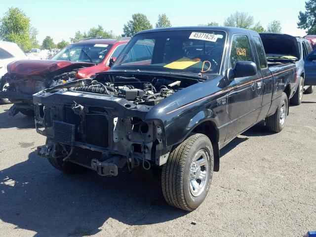 1FTYR14V31PB53842 - 2001 FORD RANGER SUP BLACK photo 2