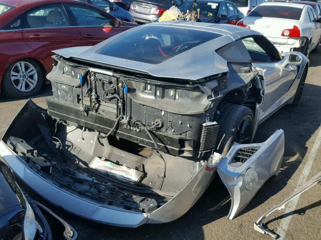 1G1YM2D75E5110104 - 2014 CHEVROLET CORVETTE S SILVER photo 4