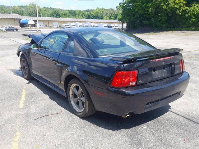 1FAFP42X71F118462 - 2001 FORD MUSTANG GT BLACK photo 3