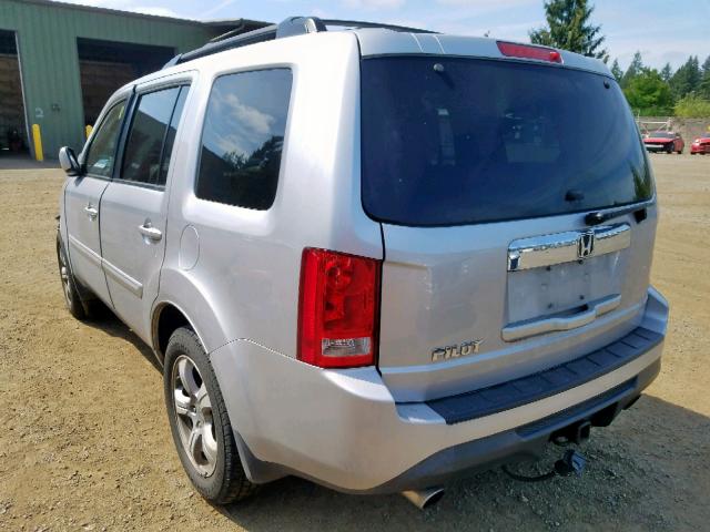 5FNYF3H70FB029061 - 2015 HONDA PILOT EXLN SILVER photo 3