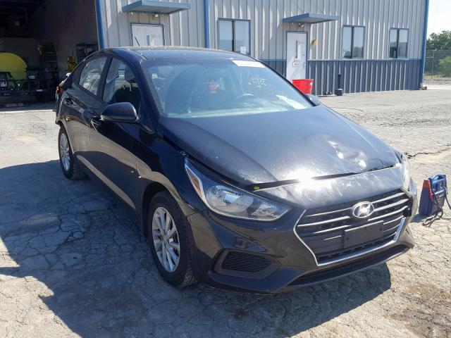 3KPC24A34JE020798 - 2018 HYUNDAI ACCENT SE BLACK photo 1