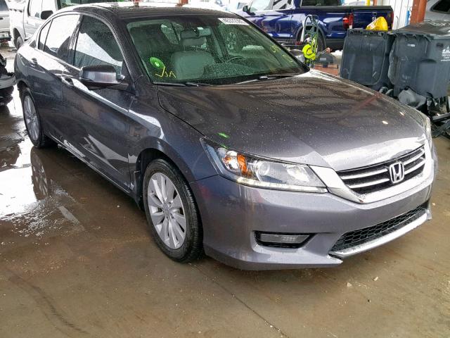 1HGCR3F82FA027349 - 2015 HONDA ACCORD EXL GRAY photo 1