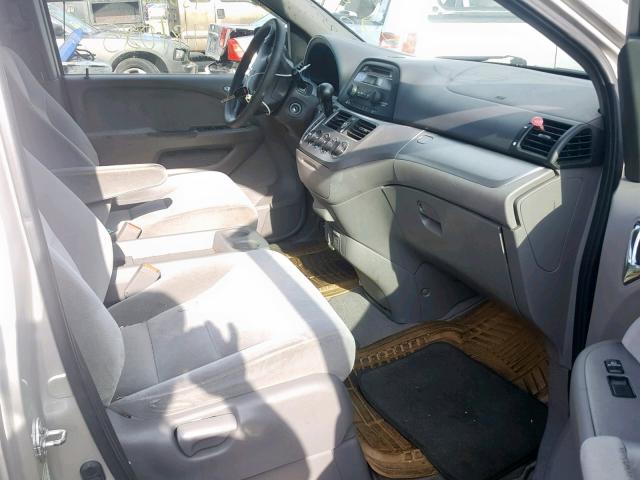 5FNRL38278B061980 - 2008 HONDA ODYSSEY LX GRAY photo 5