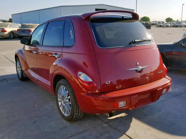 3A8FY78G96T372910 - 2006 CHRYSLER PT CRUISER RED photo 3