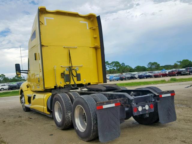 1XKYAP8X2DJ361471 - 2013 KENWORTH CONSTRUCTI YELLOW photo 3