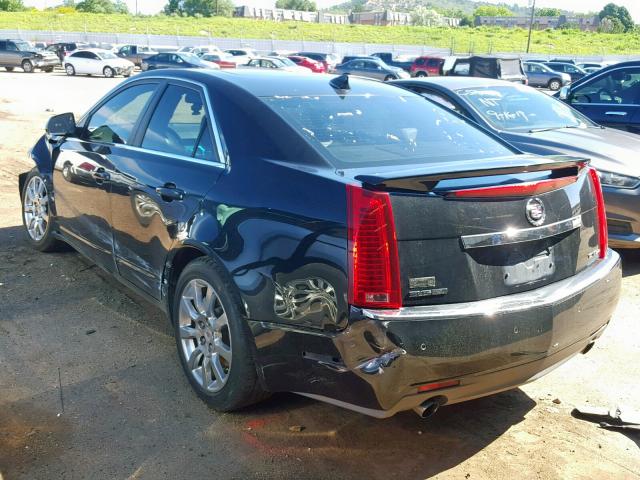 1G6DT57V090120260 - 2009 CADILLAC CTS HI FEA BLACK photo 3