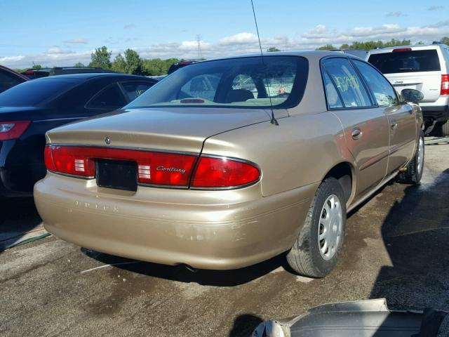 2G4WS52J741190103 - 2004 BUICK CENTURY CU GOLD photo 4