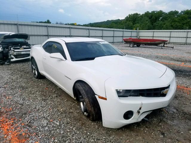 2G1FA1E39D9105155 - 2013 CHEVROLET CAMARO LS WHITE photo 1