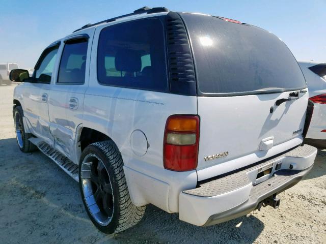 1GKEK63U53J297318 - 2003 GMC YUKON DENA WHITE photo 3