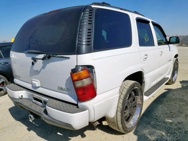 1GKEK63U53J297318 - 2003 GMC YUKON DENA WHITE photo 4