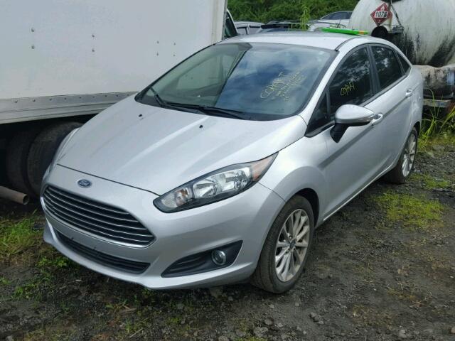 3FADP4BJ1EM133791 - 2014 FORD FIESTA SE SILVER photo 2