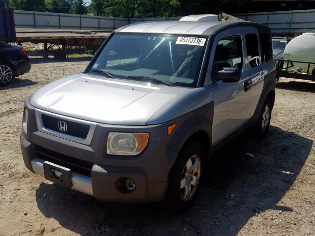 5J6YH28513L015319 - 2003 HONDA ELEMENT EX SILVER photo 2