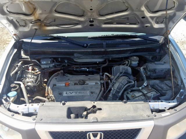 5J6YH28513L015319 - 2003 HONDA ELEMENT EX SILVER photo 7