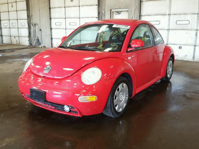 3VWCA21C2XM435928 - 1999 VOLKSWAGEN NEW BEETLE RED photo 2