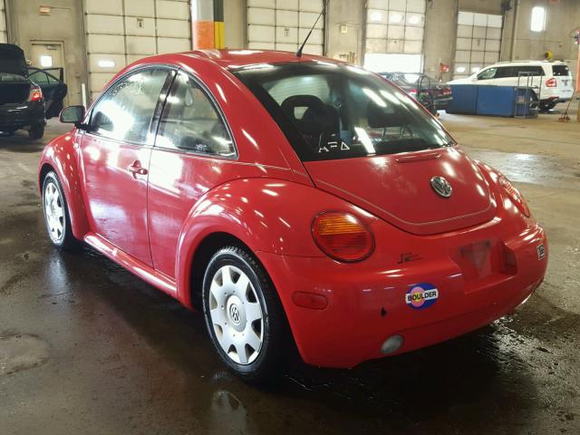 3VWCA21C2XM435928 - 1999 VOLKSWAGEN NEW BEETLE RED photo 3