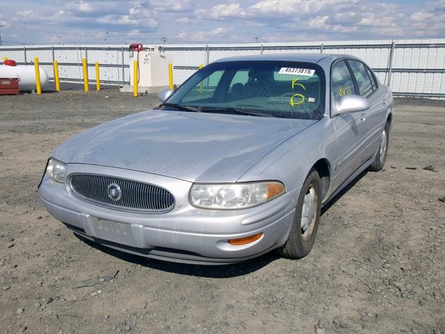 1G4HR54K3YU154395 - 2000 BUICK LESABRE LI SILVER photo 2