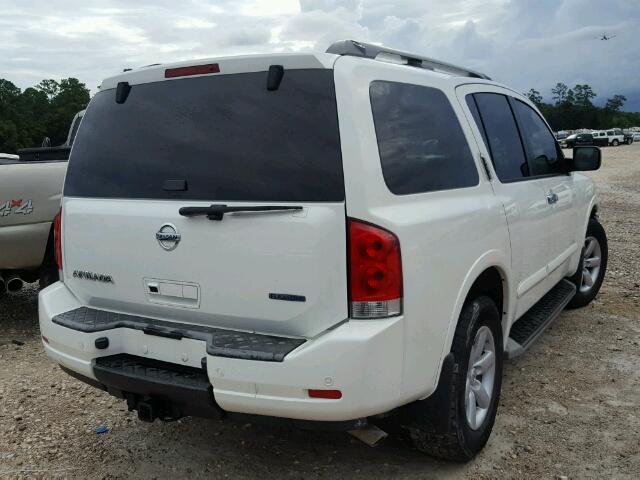 5N1BA0ND2BN608525 - 2011 NISSAN ARMADA SV WHITE photo 4