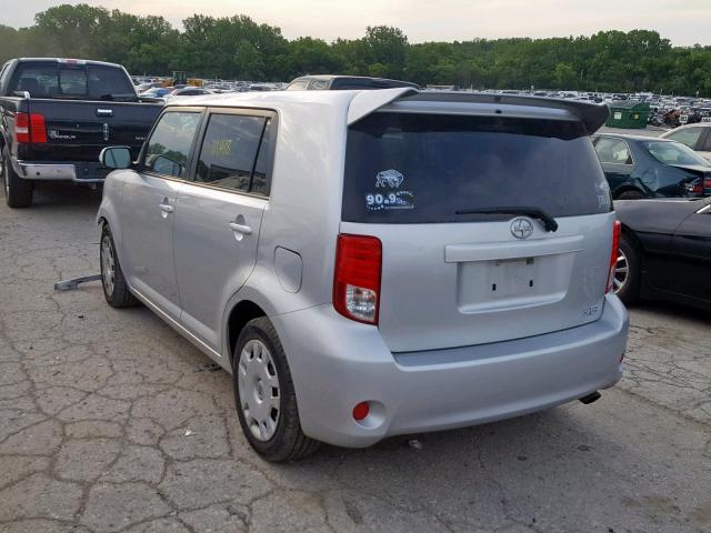 JTLZE4FE8B1126403 - 2011 TOYOTA SCION XB 银色 照片 3
