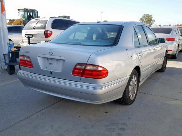 WDBJF65J71B284089 - 2001 MERCEDES-BENZ E 320 SILVER photo 4