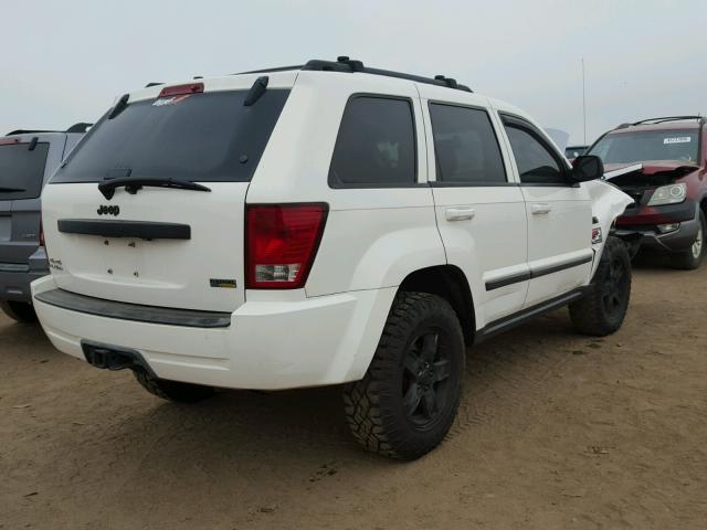 1J8HR48P97C644681 - 2007 JEEP GRAND CHER WHITE photo 4