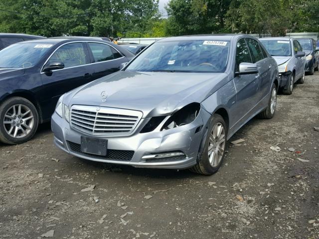 WDDHF8JB6CA639293 - 2012 MERCEDES-BENZ E 350 4MAT GRAY photo 2