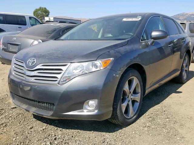 4T3ZK3BB9AU031908 - 2010 TOYOTA VENZA GRAY photo 2