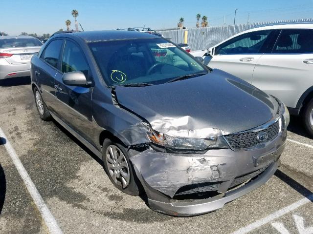 KNAFU4A21C5616431 - 2012 KIA FORTE EX CHARCOAL photo 1