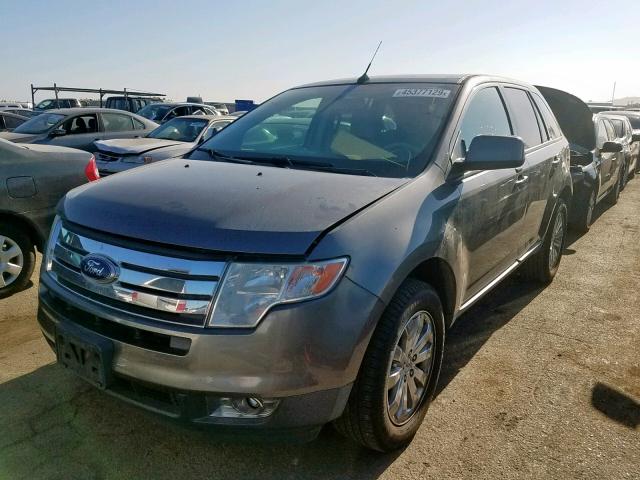 2FMDK3JCXABB65846 - 2010 FORD EDGE SEL GRAY photo 2