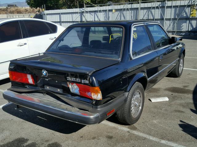 WBAAB5405G9692071 - 1986 BMW 325 E BLACK photo 4