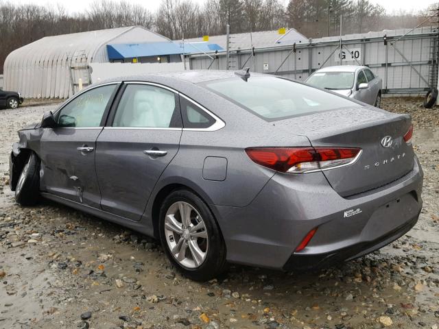 5NPE34AF0JH691915 - 2018 HYUNDAI SONATA SPO SILVER photo 3