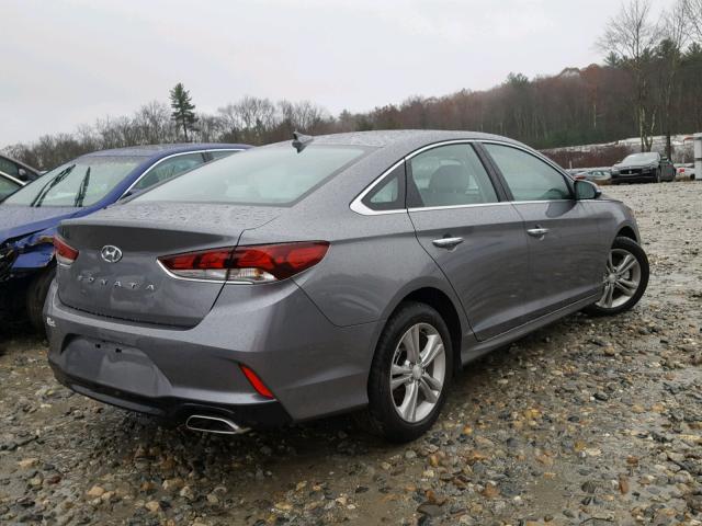 5NPE34AF0JH691915 - 2018 HYUNDAI SONATA SPO SILVER photo 4