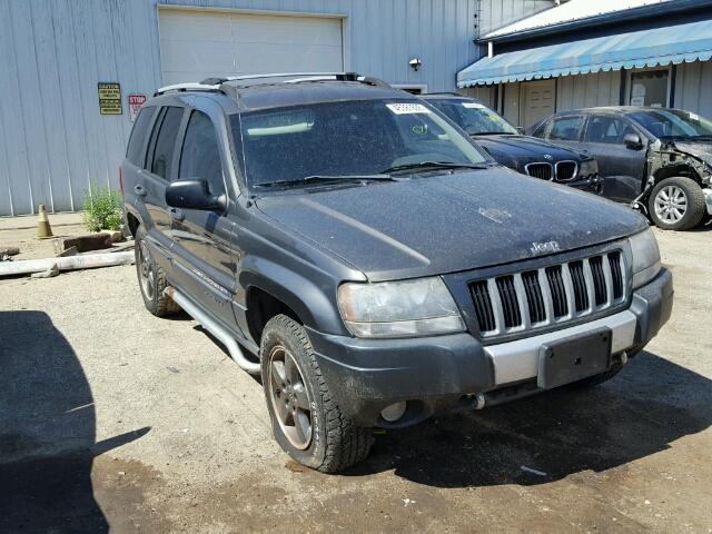 1J4GW48S04C151719 - 2004 JEEP GRAND CHER GRAY photo 1