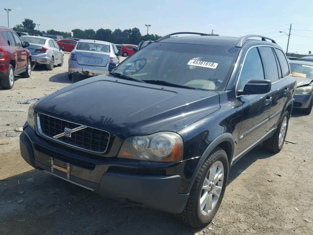 YV1CZ91H941121986 - 2004 VOLVO XC90 T6 BLACK photo 2