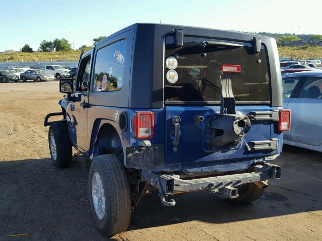 1J4AA2D19AL146651 - 2010 JEEP WRANGLER S BLUE photo 3