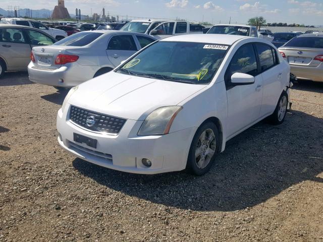 3N1AB61E88L682400 - 2008 NISSAN SENTRA 2.0 WHITE photo 2